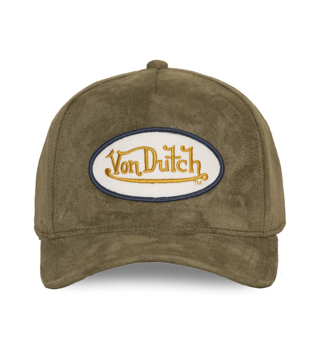 Casquette trucker en suédine avec filet et écusson fourrure Fur Vondutch-2