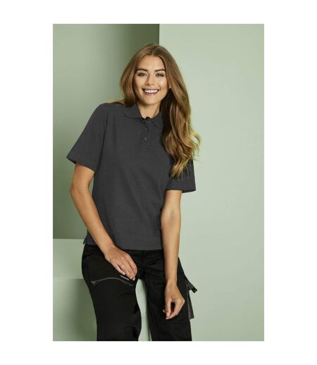 James And Nicholson Womens/Ladies Basic Polo Shirt (Graphite)