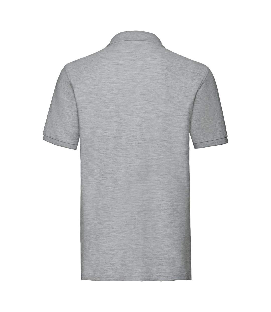 Mens premium pique polo shirt amber heather Fruit of the Loom-2