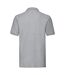 Mens premium pique polo shirt amber heather Fruit of the Loom-2