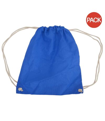 Lot de 2  Sac de gym 12 litres taille unique bleu roi vif Westford Mill