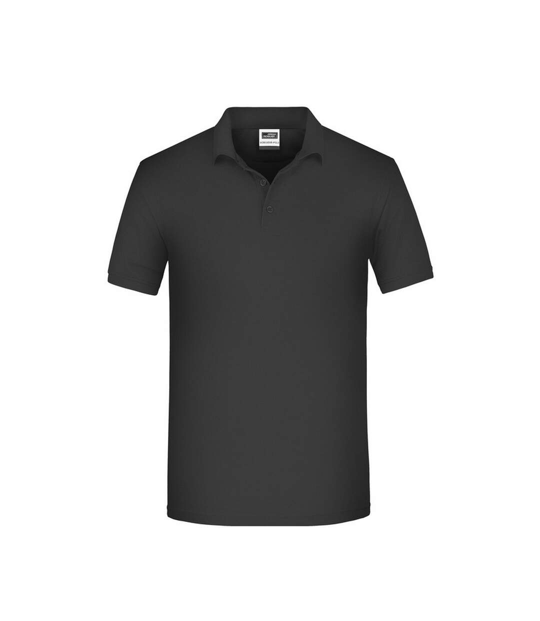 Polo Bio Workwear Homme Noir James And Nicholson-1