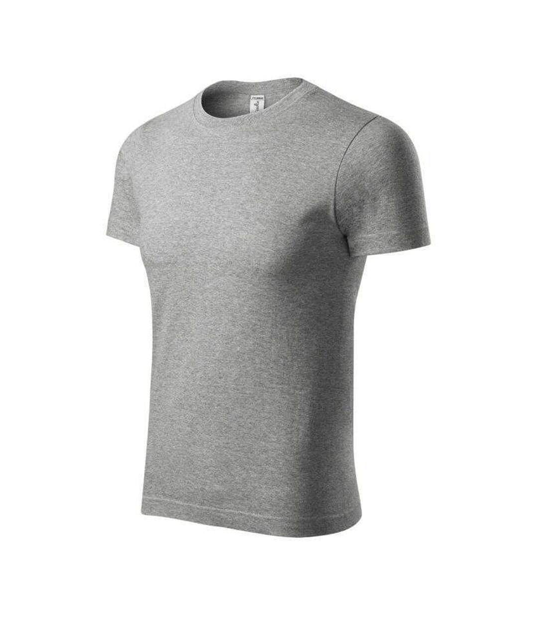 T-shirt Peak Homme Gris Malfini-3