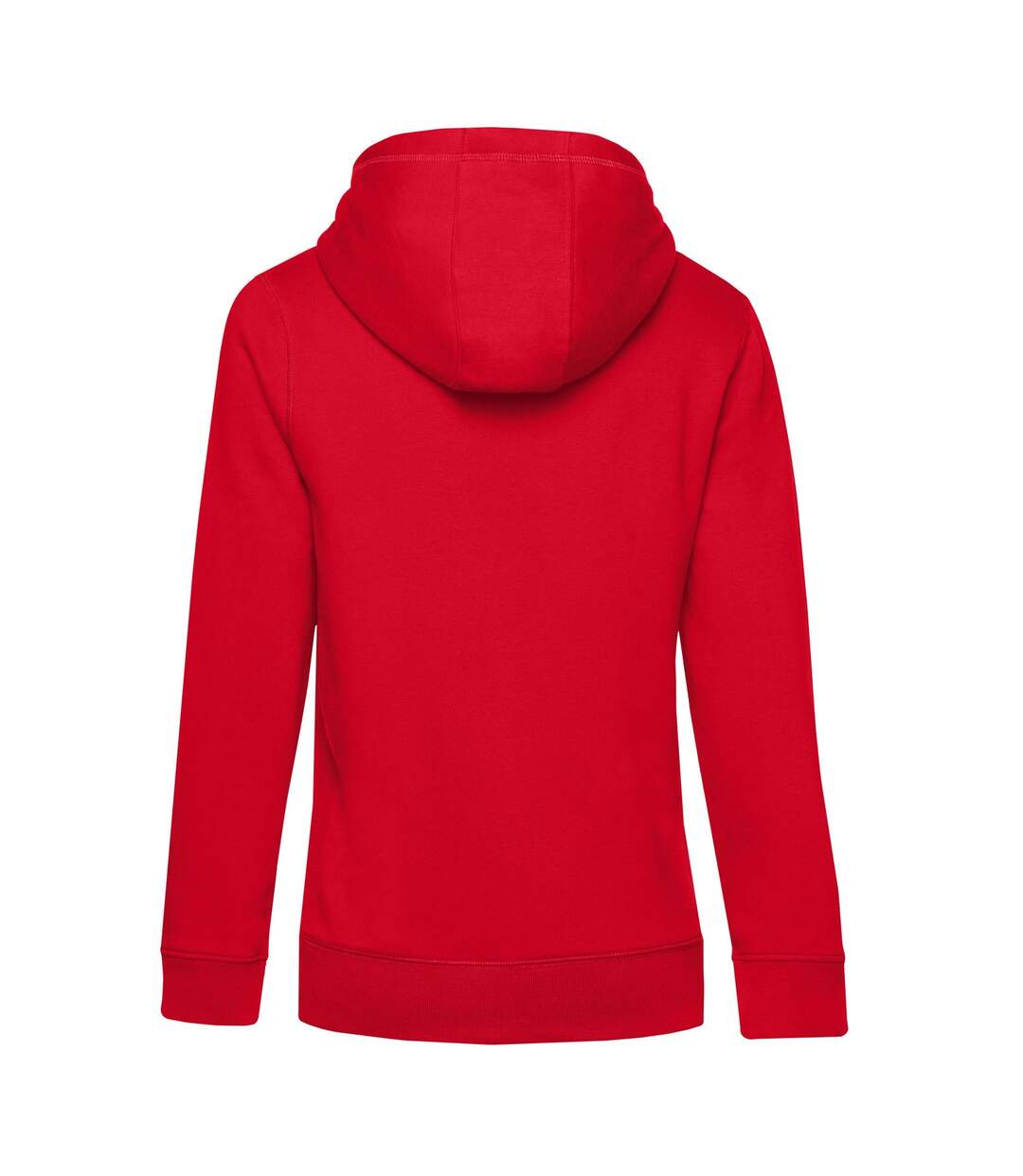 Womens/ladies queen full zip hoodie red B&C