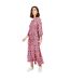 Womens/ladies Floral Maxi Dress Multicoloured Little Mistress-1