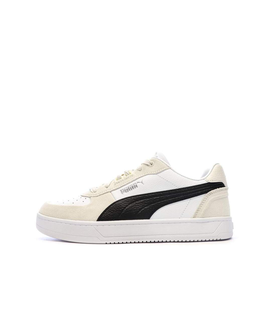 Baskets crème homme puma caven 2 lux sd-1