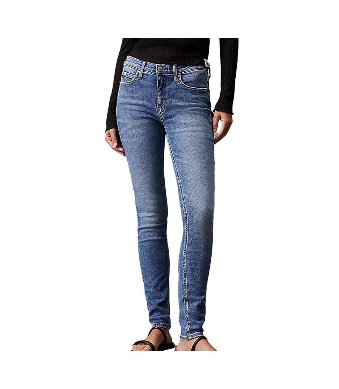 Jean Skinny Fit Bleu Foncé Femme Calvin Klein Jeans J20J222755 - W26-L32-1