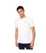 T-shirts bailtee homme bleu marine / bleu / blanc Crosshatch Crosshatch