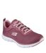 Womens/ladies flex appeal 4.0 brilliant view trainers mauve Skechers