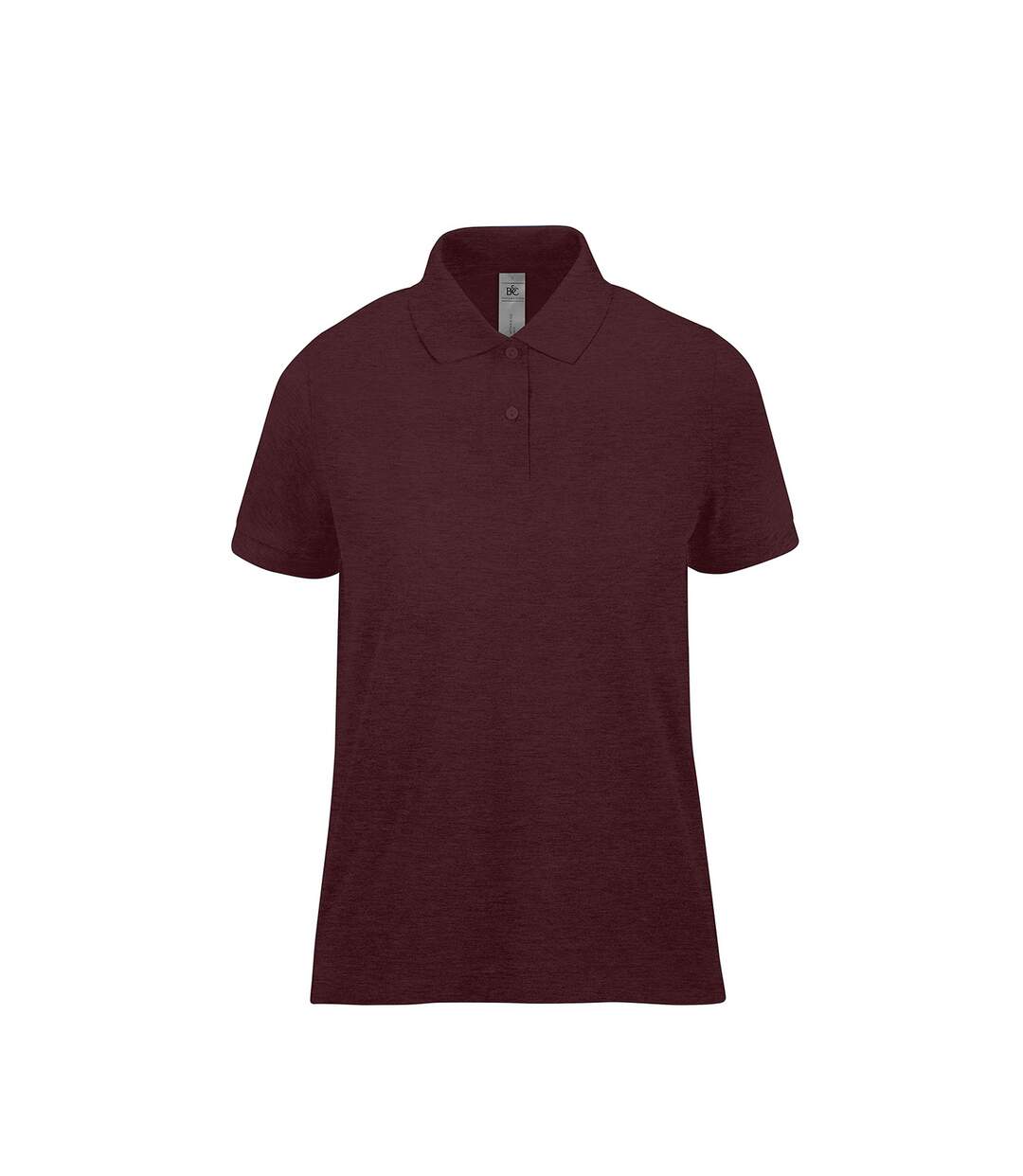 Polo my femme bordeaux chiné B&C