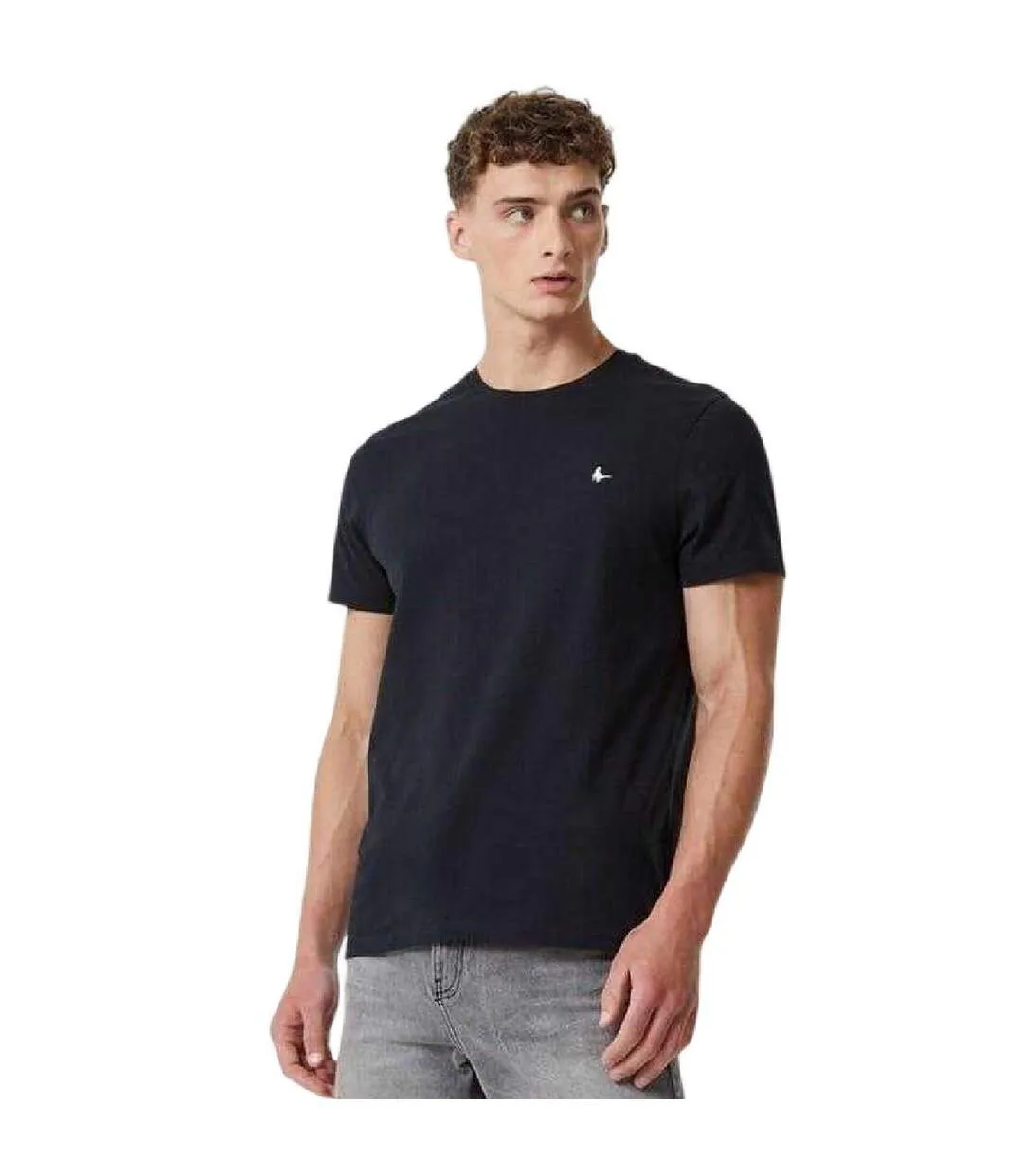 T-shirt Motif/style Logo Sandleford Homme Noir Jack Wills-1