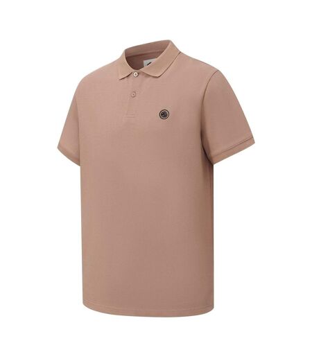 Mens Cotton Polo Shirt Dark Grey Pretty Green