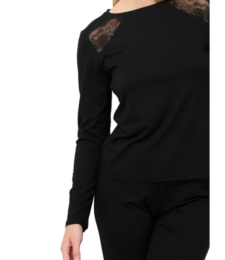 Pyjama pantalon top manches longues Evelyn Lisca