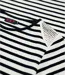 MAYFLOWER - TF190E - Tee-shirt femme manches longues rayé avec clous fantaisie-4