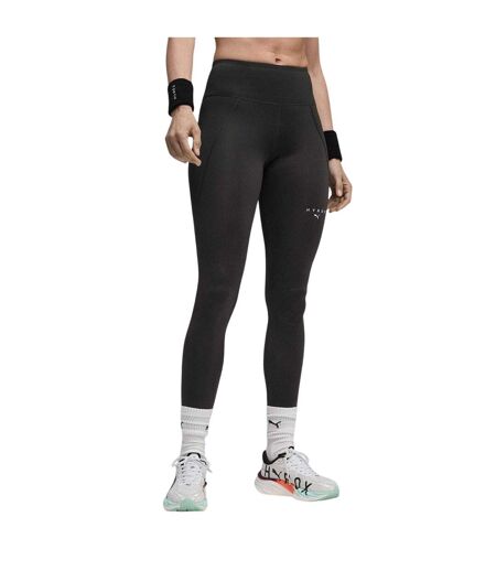 Womens/ladies Hyrox Performance Compression Tight Leggings  Black Puma
