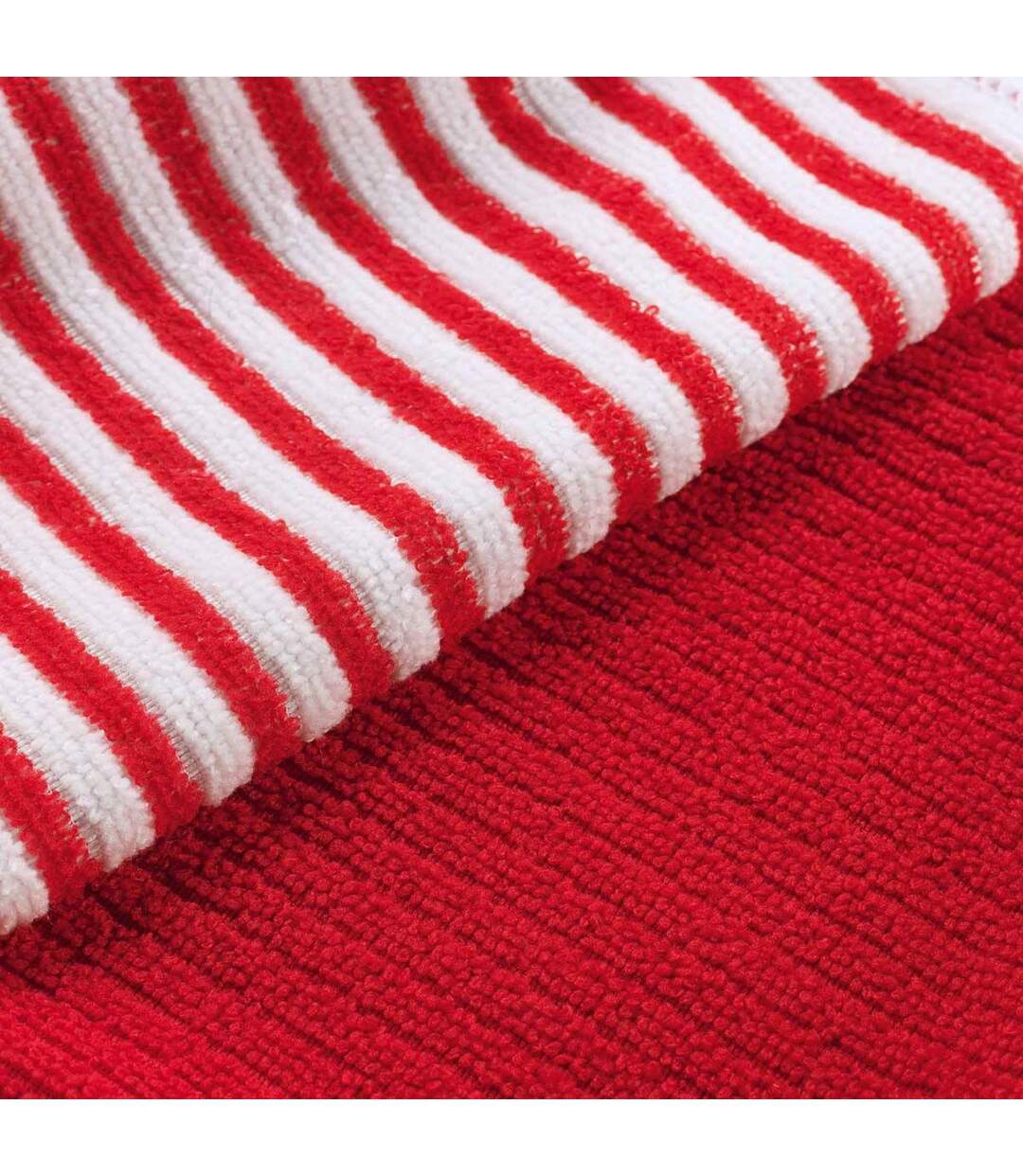 Lot de 3 Torchons Microfibre Cuistot 40cm Rouge-2