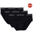 Lot De 3  Slips Motif/style Uni Homme Noir Emporio Armani-1
