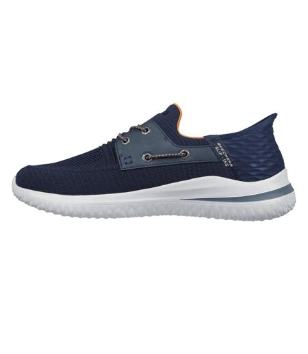 Mens Delson 3.0 Roth Trainers Navy Skechers