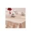 Nappe Antitache Imprimé Peduru 140x240cm Beige-3