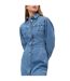 Womens/ladies Gesina Denim Dress Blue Hugo-4