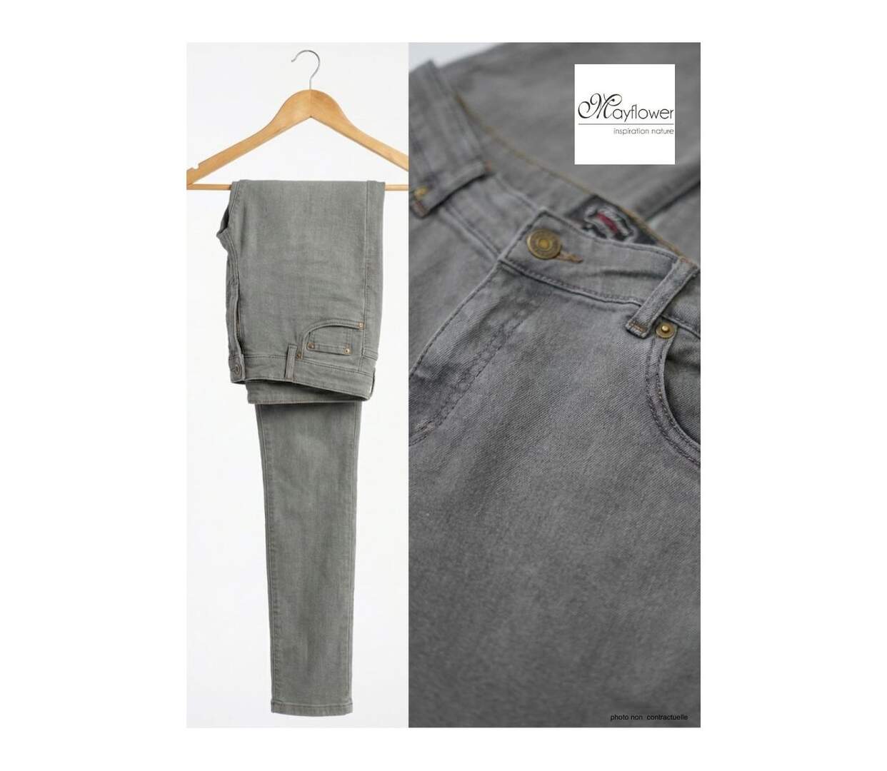 Pantalon tissu ultra - stretch CLAUDIA3-4