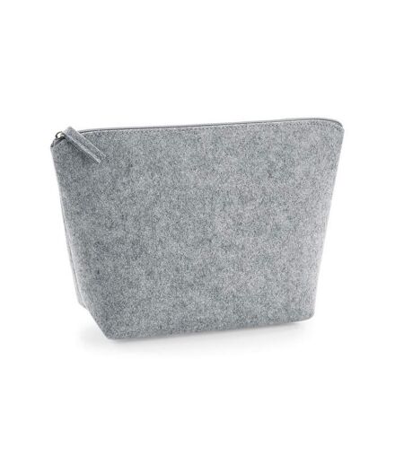 Sac à accessoires 12,5 cm x 6 cm x 16 cm gris chiné Bagbase