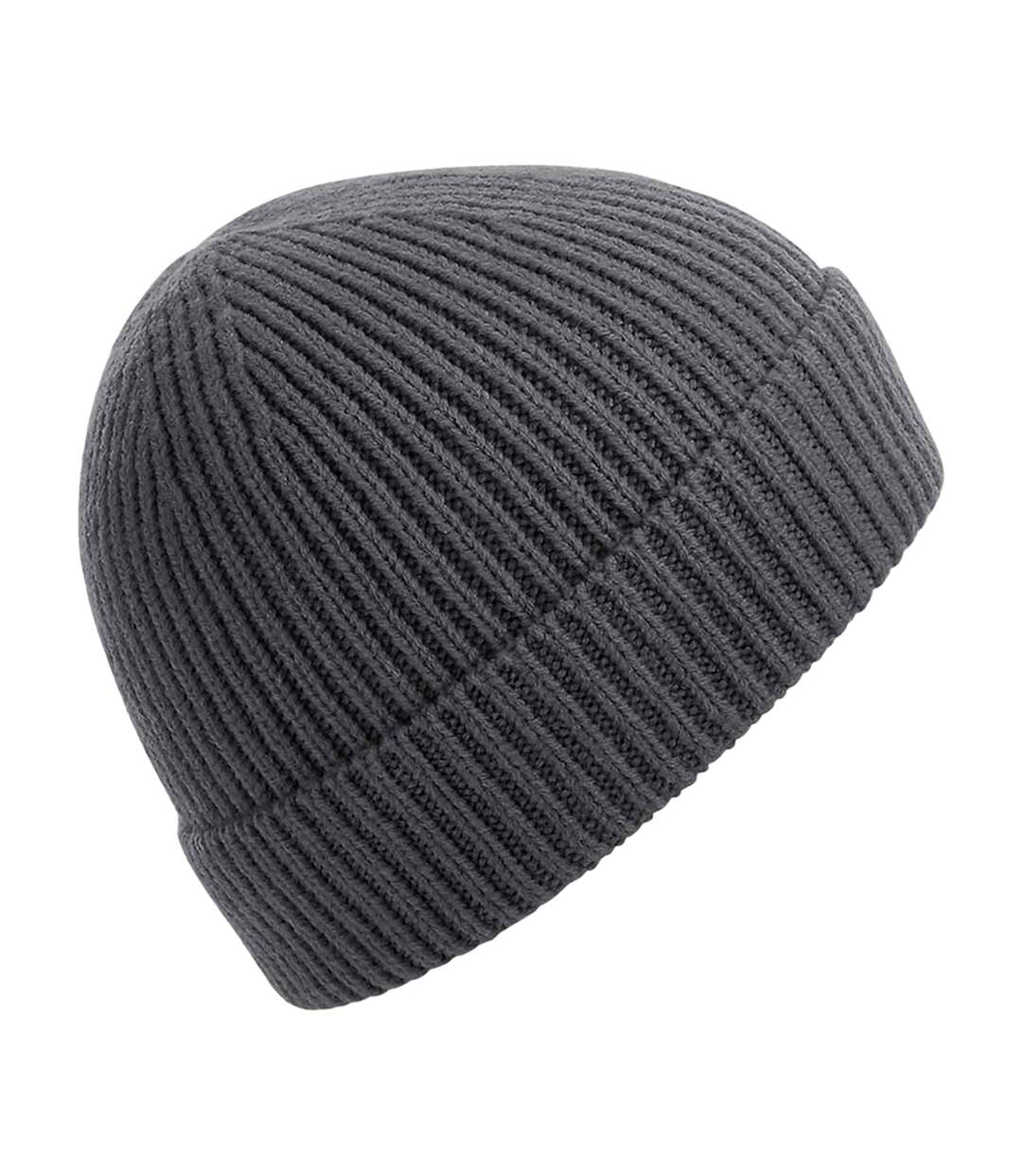 Beechfield Engineered Knit Ribbed Beanie (Graphite Grey) - UTPC3939-1