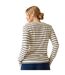 T-shirt Federica Femme Vanille Claire Bleu Marine Regatta-4
