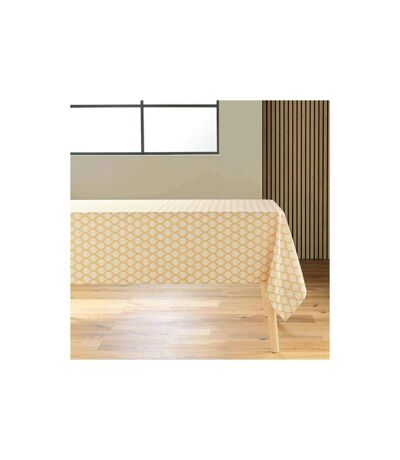 Nappe Antitache Imprimé Davia 145x240cm Jaune