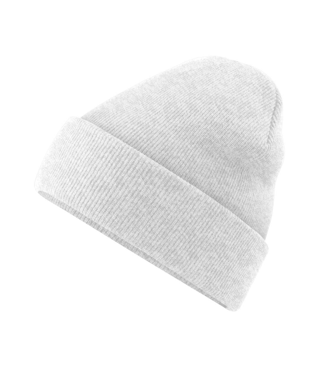 Bonnet Tricoté Unisexe Gris Nuage Beechfield-2