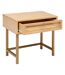 Chevet 1 tiroir en cannage RAYO - Beige-3