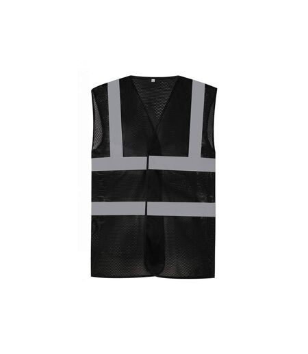 Gilet Haute Visibilité Cool Adulte Noir Yoko