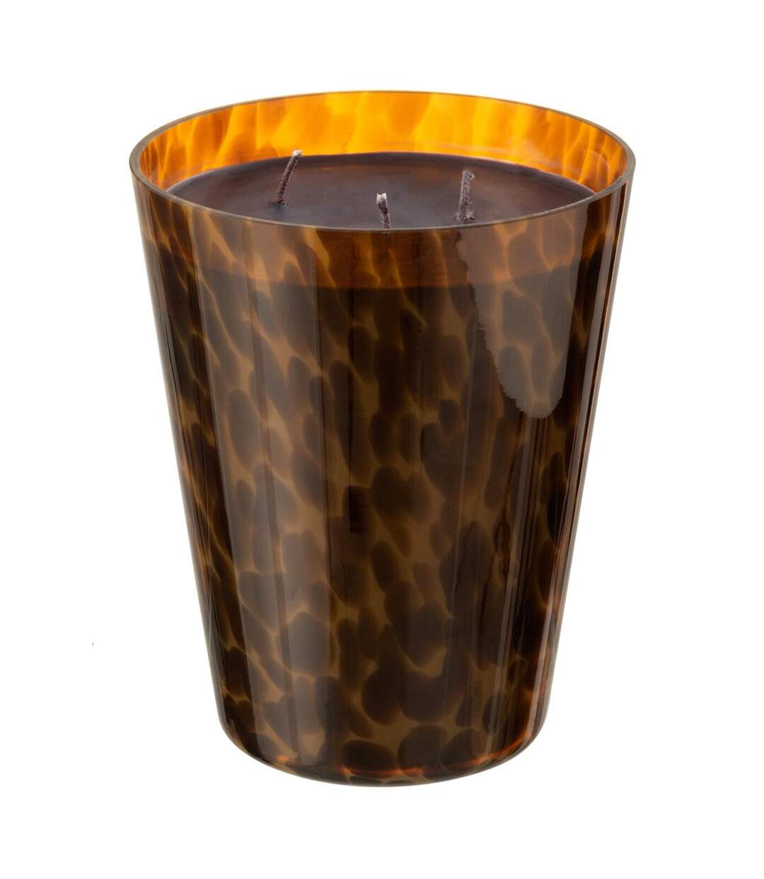 Bougie Parfumée Noa 20cm Bois de Santal Marron-1