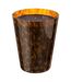 Bougie Parfumée Noa 20cm Bois de Santal Marron-1