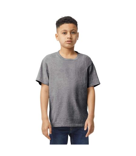 T-shirt souple pour enfants bruyère graphite Gildan
