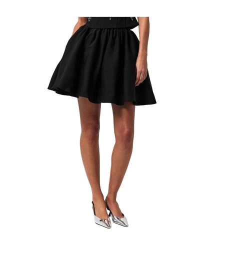 Mini Jupe Motif/style Superposé Femme Noir Muse