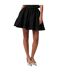 Mini Jupe Motif/style Superposé Femme Noir Muse-3