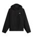 Womens/ladies Logo Full Zip Hoodie Black Tommy Jeans-2