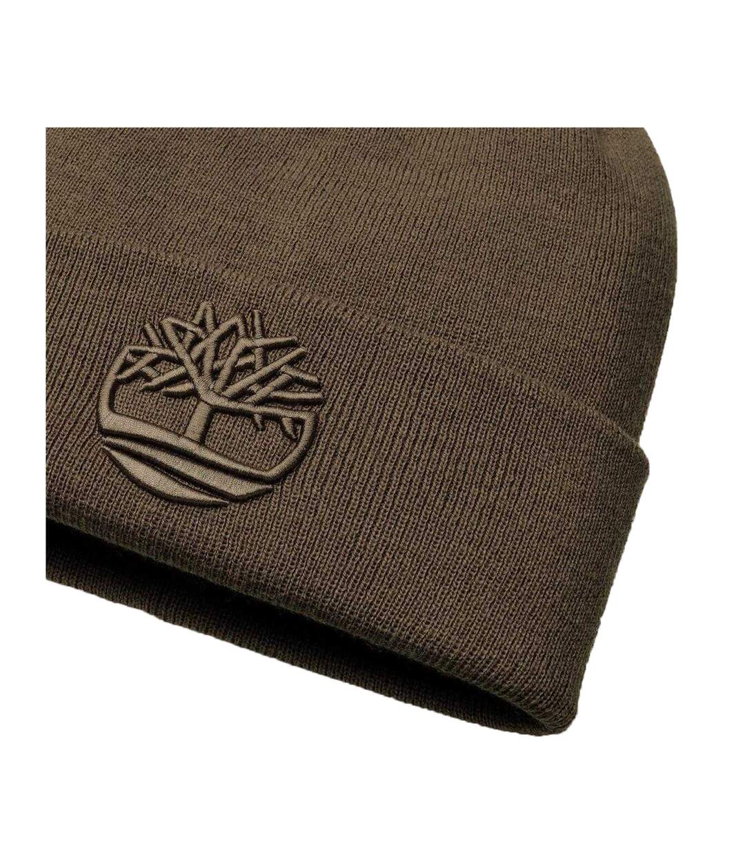 Bonnet Motif/style Logo Adulte Marron Chocolat Timberland-3