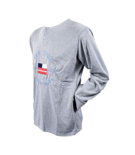 Pyjama Homme Long SWEET SECRET Q2752 NEW YORK GRIS