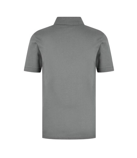 Mens Passenger Box Logo Polo Shirt Charcoal Boss