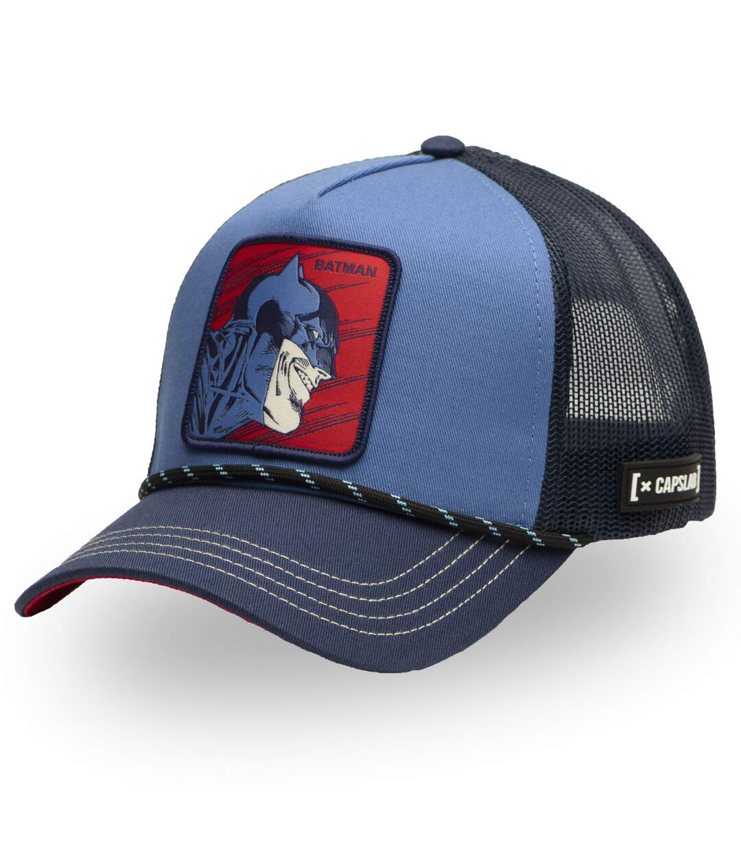 Casquette trucker avec filet en sergé de coton DC Comics Bruce Capslab-1