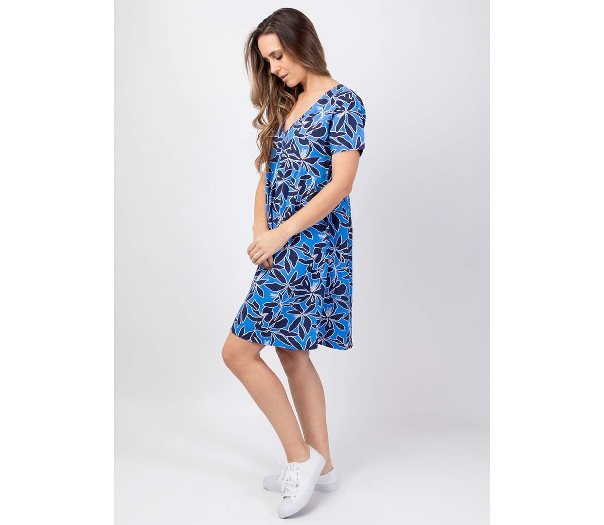 Robe courte en viscose couple ample MAJA grandes tailles Coton Du Monde-3