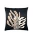 Aurora velvet leopard cushion cover 43cm x 43cm blush/black Furn