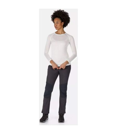 Womens/ladies Questra Iv Stretch Hiking Trousers Seal Grey Regatta