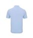 Mens coolchecker pique polo shirt light blue Premier