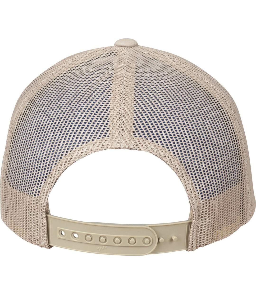 Casquette Trucker The Classic Retro Blanc Pourpre Yupoong-2
