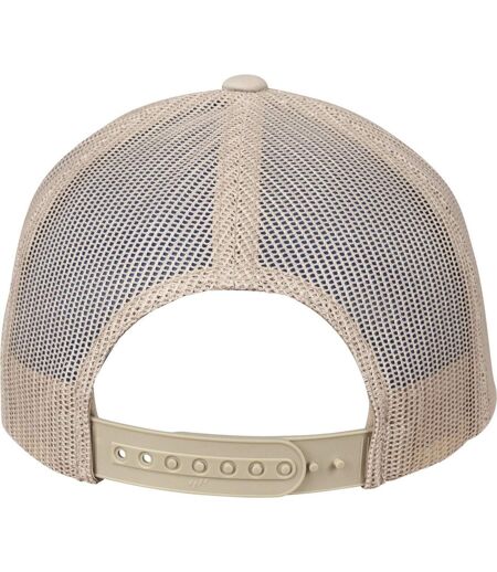 Casquette Trucker The Classic Retro Blanc Pourpre Yupoong