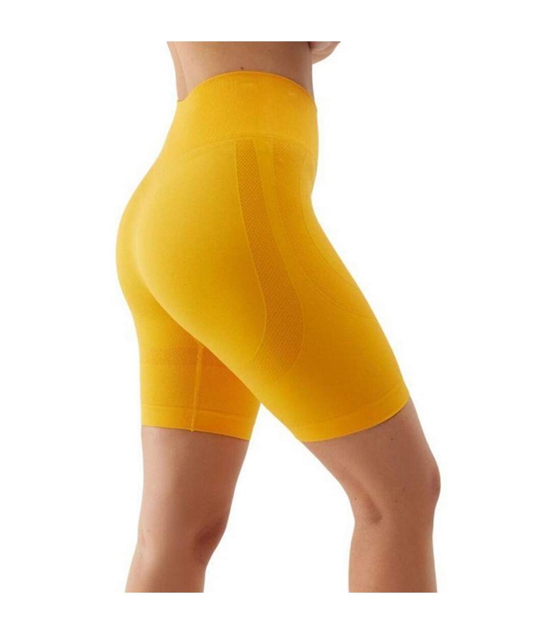 Short Entraînement Fnk Femme Jaune 4F-3