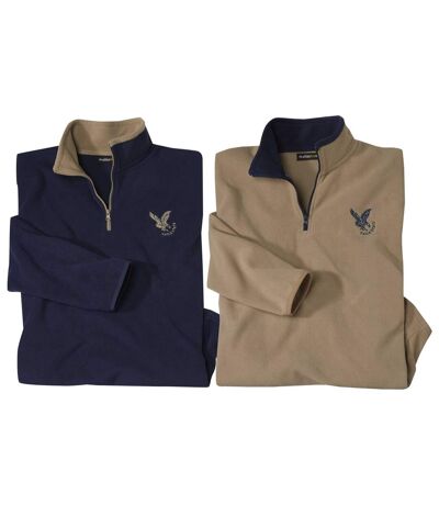 2er-Pack Pullover Eagle State aus Microfleece 